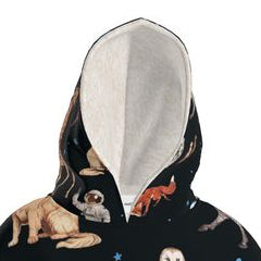 Wearable Blanket Hoodie Sherpa Fleece