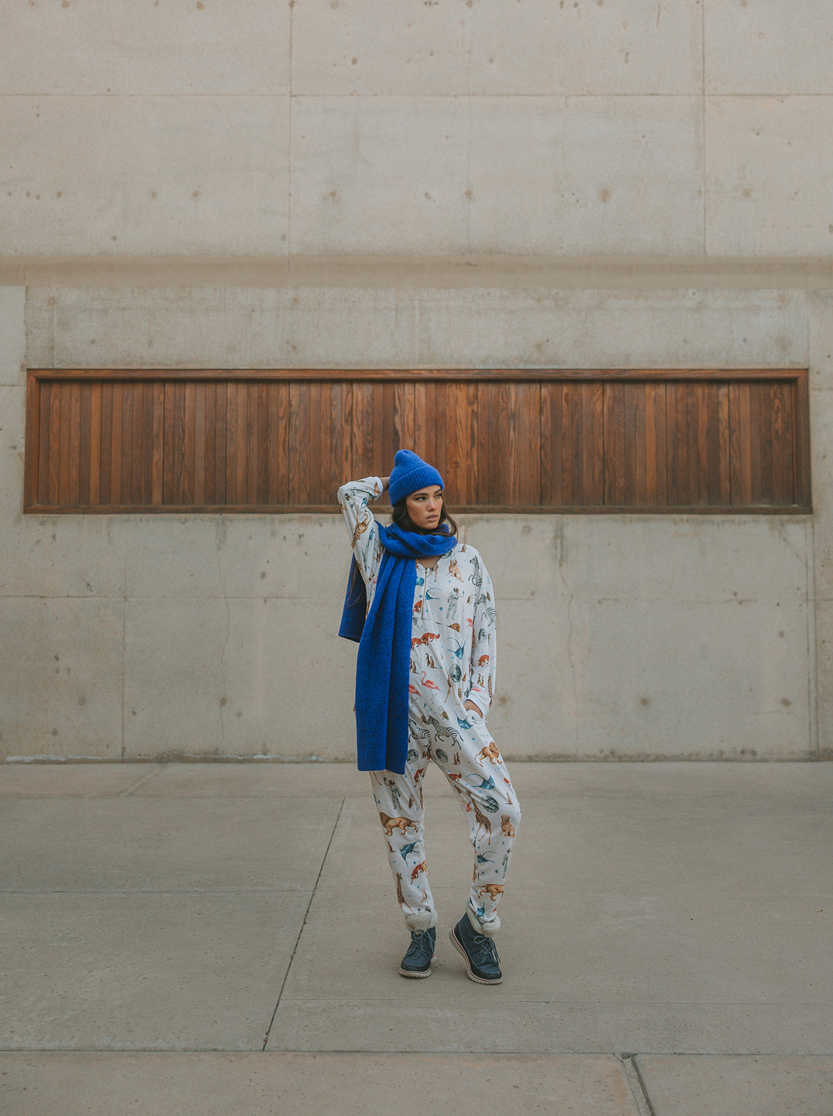 The Moonsuit, celestial animal print